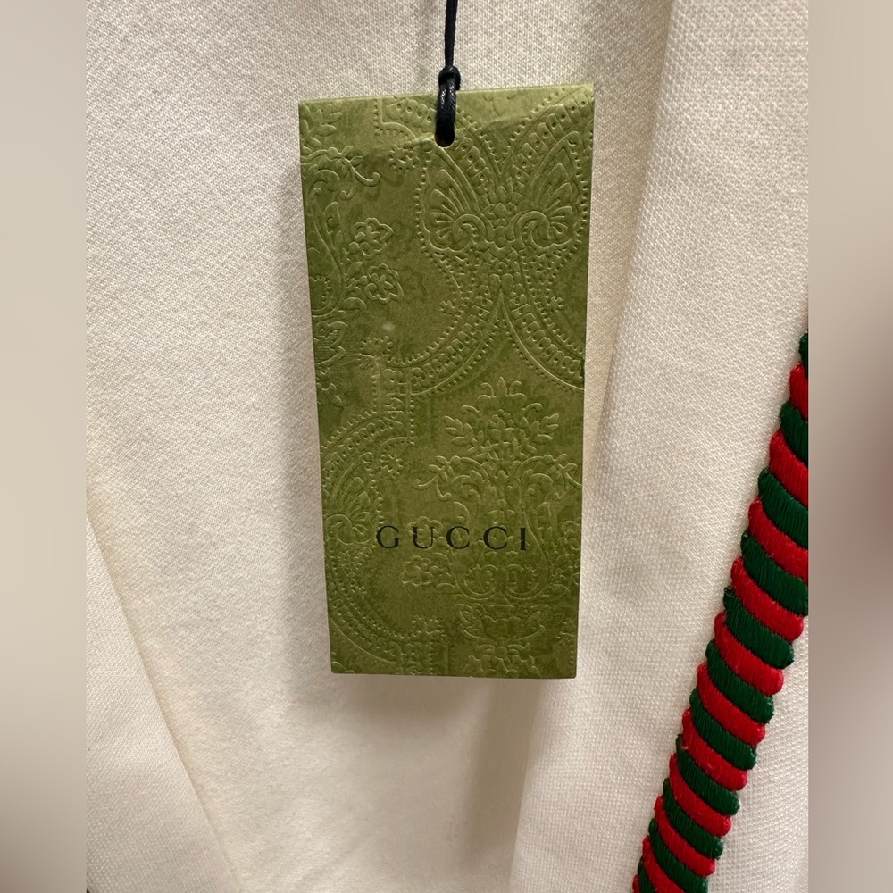 NWT Gucci GG Technical Jersey Cardigan in White - Picture 10 of 16